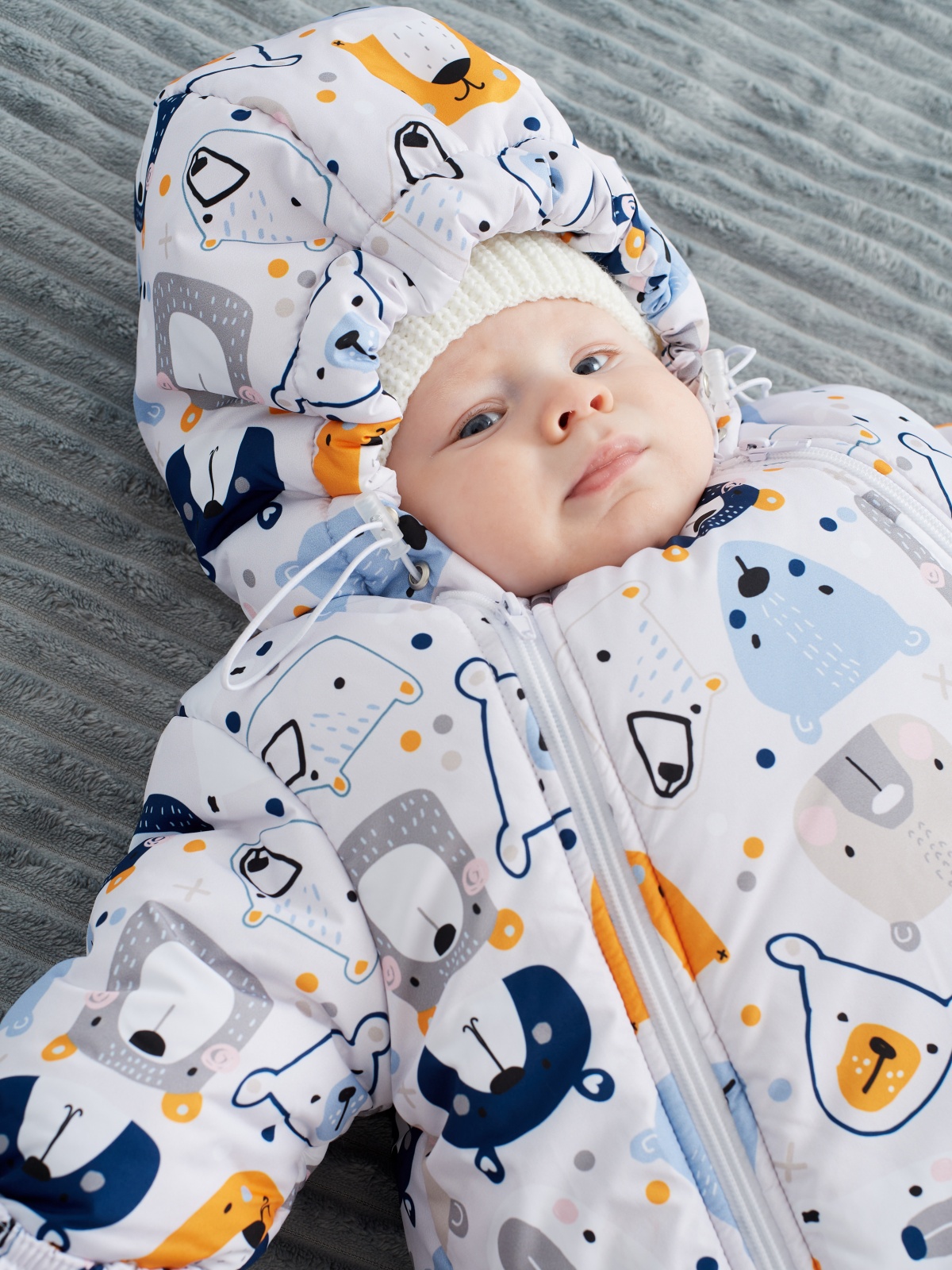 Зимний комбинезон утепленный "Медвежата" Зимний комбинезон утепленный "Медвежата"
